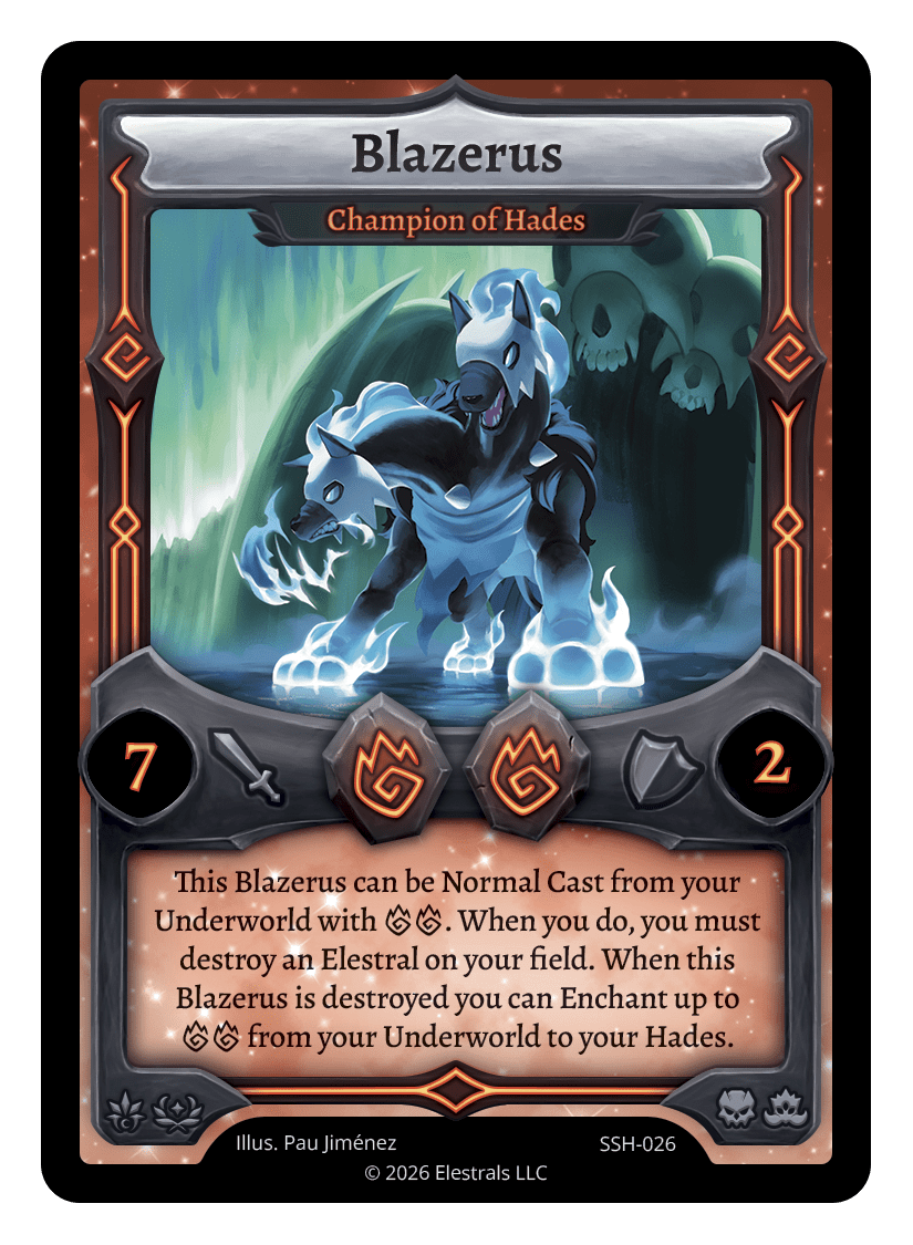 Blazerus - Champion of Hades - SSH-026